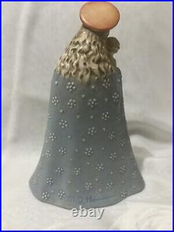 Angelic Vintage Hummel Goebel Flower Madonna Full Bee Open Halo 1950's