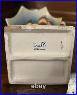 Antique Hummel Stormy Weather Boy Girl 71 6.5 MINT- Goebel Germany