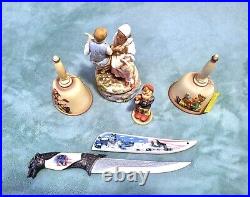 Assorted Lot Collectables Hummel Bells Figurines Music Box