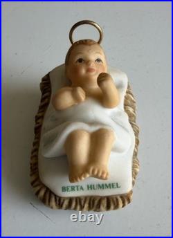 Berta Hummel 1999 Porcelain Minitaure Nativity By Goebel W Candle Nativity Base