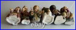Berta Hummel 1999 Porcelain Minitaure Nativity By Goebel W Candle Nativity Base