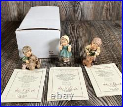 Berta Hummel Ornaments 24 Lot Goebel Porcelain Christmas withCOA + Boxes 2000s