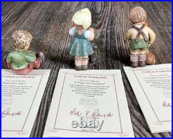 Berta Hummel Ornaments 24 Lot Goebel Porcelain Christmas withCOA + Boxes 2000s