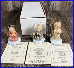 Berta Hummel Ornaments 24 Lot Goebel Porcelain Christmas withCOA + Boxes 2000s