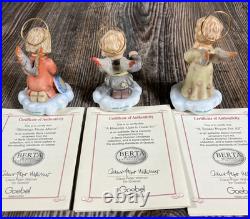 Berta Hummel Ornaments 24 Lot Goebel Porcelain Christmas withCOA + Boxes 2000s