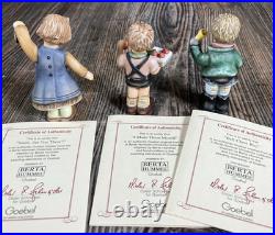 Berta Hummel Ornaments 24 Lot Goebel Porcelain Christmas withCOA + Boxes 2000s