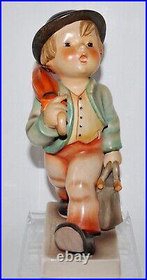 Big Goebel Hummel Figurine, Merry Wanderer, #7/II, TMK3, 10 1/4 Tall