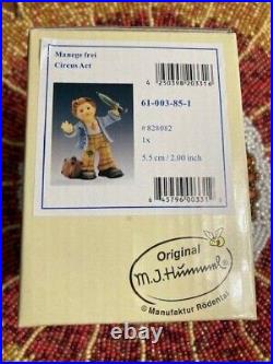 Circus Act Mib! . (miniature Figurine) Goebelsee Circus Hummels Inside Savings