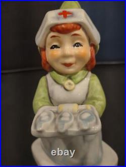 Co-Boy Vintage Goebel West Germany MARTHE Figurine Little Red Haired Nurse