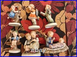 Collection of 6 Vintage Goebel Hummel Porcelain Figurines Germany