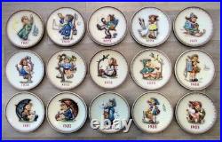 Complete 1971-1995 GOEBEL MJ / M J / M I HUMMEL Annual (25) Plate Set NO Boxes