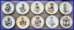 Complete 1971-1995 GOEBEL MJ / M J / M I HUMMEL Annual (25) Plate Set NO Boxes