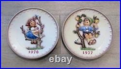 Complete 1971-1995 GOEBEL MJ / M J / M I HUMMEL Annual (25) Plate Set NO Boxes