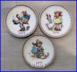 Complete 1971-1995 GOEBEL MJ / M J / M I HUMMEL Annual (25) Plate Set NO Boxes