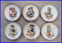 Complete 1971-1995 GOEBEL MJ / M J / M I HUMMEL Annual (25) Plate Set NO Boxes