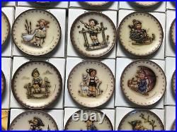 Complete Set of 25 Hummel Annual Collection Miniature Plates Goebel of Germany