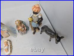Cool Goebel Hummel 11-Piece Nativity Set TMK-4 Western Germany (UT)