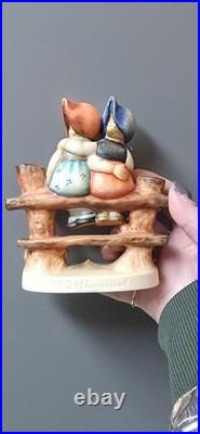 Coquettes Goebel Hummel Figurine #179 Two BFFs On Fence by GOEBEL W. Germany