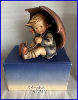 DEFECTIVE Goebel 1950s Umbrella Boy Girl 8 Figurines Set Germany 152A 1 G3D