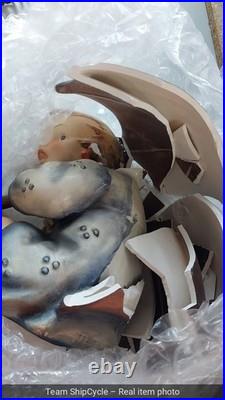 DEFECTIVE Goebel 1950s Umbrella Boy Girl 8 Figurines Set Germany 152A 1 G3D