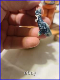 (D) VINTAGE Goebel M. J Hummel Figurine #566 THE ANGLER / Der Angler