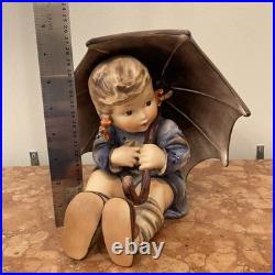 Damaged 8 Goebel Hummel Umbrella Girl Stamped 152-5 And 1951 Date 1964-1972