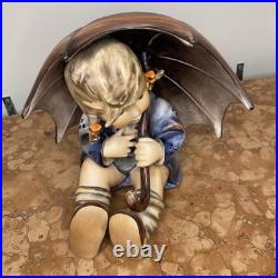 Damaged 8 Goebel Hummel Umbrella Girl Stamped 152-5 And 1951 Date 1964-1972