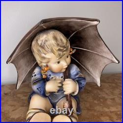 Damaged 8 Goebel Hummel Umbrella Girl Stamped 152-5 And 1951 Date 1964-1972