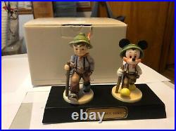 Disney Convention Goebel Hummel Grandpa's Boys Mickey Mouse LE 353/1500 Signed