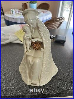 Early large Hummel Goebel Madonna Child Figurine Germany In carved Crown Marked
