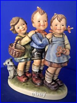 FOLLOW THE LEADER #369 TMK6-Signed by Stiller-7 tall withOrig. Box, Goebel Hummel FOLLOW THE LEADER #369 TMK6-Signed by Stiller-7 tall withOrig. Box, Goebel Hummel
