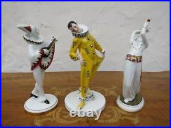 Full Set Six Goebel Hummel Archive Collection Masquerade Figurines LE MIB COA