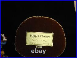 GOEBEL HUMMELS PUPPET 5pc LOT #2209/A Puppet Love & #2209/B Pal withPuppet Theatre