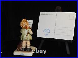 GOEBEL HUMMEL 911 HARMONY & LYRIC withPostcard & Stand Exclusive Club Edition MINT