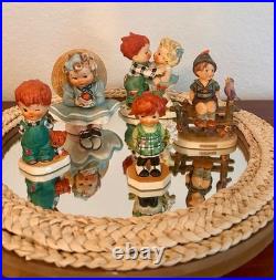 GOEBEL HUMMEL FIGURINES VINTAGE LOT of 5 ALL TMK4 (1964-1972) ONE OWNER GOEBEL HUMMEL FIGURINES VINTAGE LOT of 5 ALL TMK4 (1964-1972) ONE OWNER