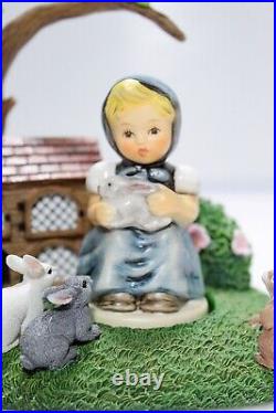 GOEBEL HUMMEL Germany Bunny's Mother & Hoping Into Spring Figurine TMK8 RARE