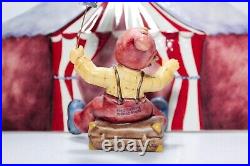 GOEBEL HUMMEL Germany Waiting Around Porcelain Figurine with Circus Background