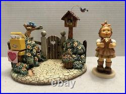 GOEBEL HUMMEL LOVING WISHES With LOVE LETTERS HUMMELSCAPE DISPLAY LE / COA BOX