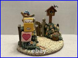 GOEBEL HUMMEL LOVING WISHES With LOVE LETTERS HUMMELSCAPE DISPLAY LE / COA BOX