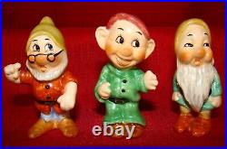 GOEBEL HUMMEL SNOW WHITE AND THE SEVEN DWARFS WITH PRINCE SET Made 1979-1990
