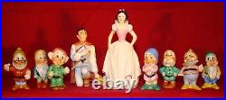 GOEBEL HUMMEL SNOW WHITE AND THE SEVEN DWARFS WITH PRINCE SET Made 1979-1990