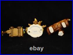 GOEBEL HUMMEL SPRING ACCESSORIES TREE withBIRDHOUSE WAGON withFLOWERS WATER TROUGH