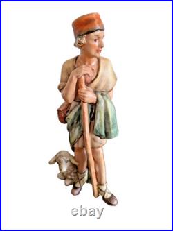 GOEBEL HUMMEL Unger Shepherd and Sheep 8 1960 Nativity HX 306 SACRART Sticker