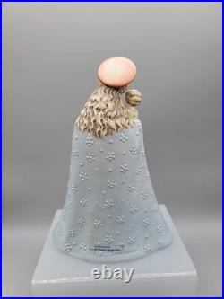 GOEBEL HUMMEL VINTAGE FLOWER MADONNA 8 With CHILD & BIRD W. Germany Numbered