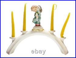 GOEBEL HUMMEL W. Germany Angel Lights Candle Holder Hand Painted Porcelain