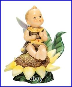 GOEBEL HUMMEL W. Germany Sunflower Blossoms Baby Bee Porcelain Figurine TMK8