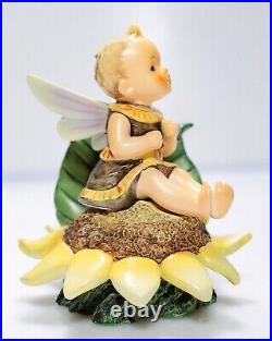 GOEBEL HUMMEL W. Germany Sunflower Blossoms Baby Bee Porcelain Figurine TMK8