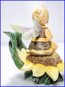 GOEBEL HUMMEL W. Germany Sunflower Blossoms Baby Bee Porcelain Figurine TMK8