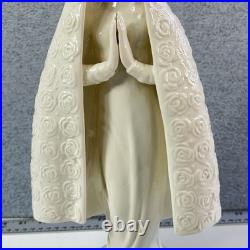 GOEBEL HUMMEL White Porcelain Praying Madonna West Germany HM 55 13 Floral Cape