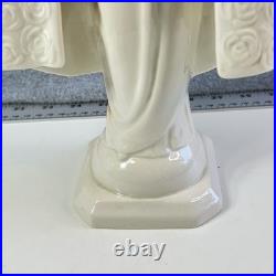 GOEBEL HUMMEL White Porcelain Praying Madonna West Germany HM 55 13 Floral Cape